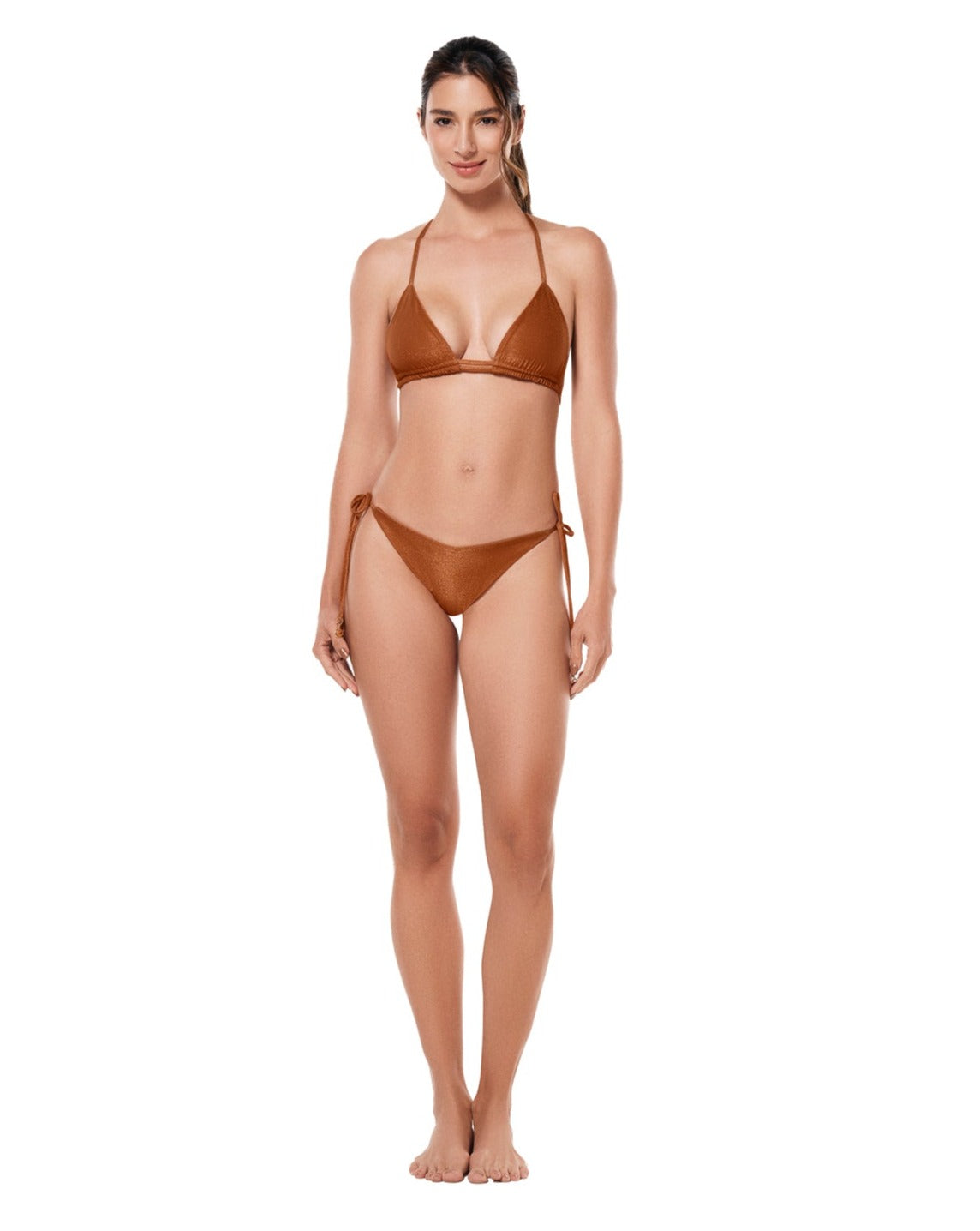 April Mermaid Copper Bikini Top By Ola Azul L April Mermaid Copper Bikini Top By Ola Azul L