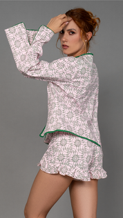 Selena Jacket And Shorts Set by Mar a Mar