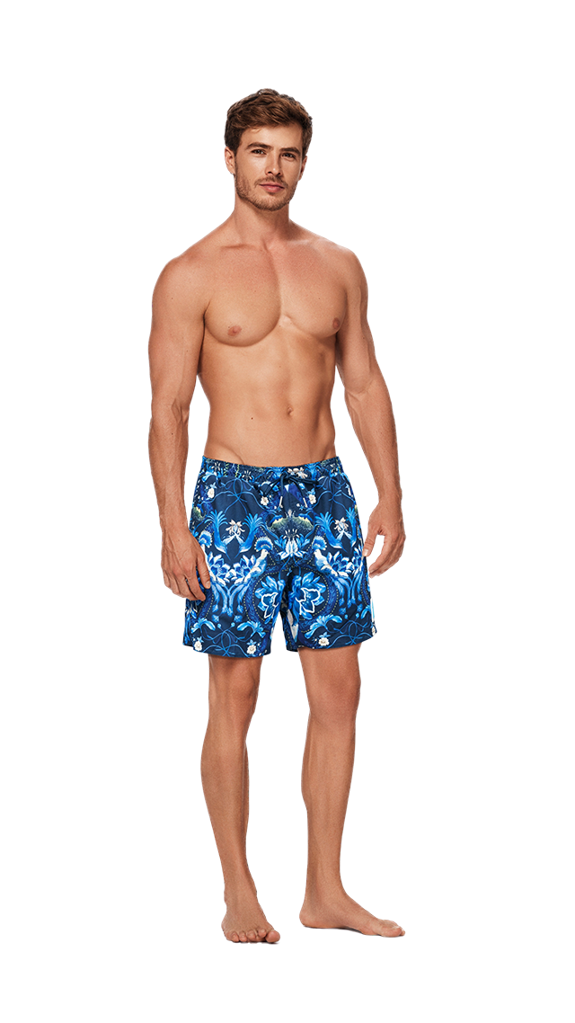 Leo Alicanto Swim Trunks by Ola Azul