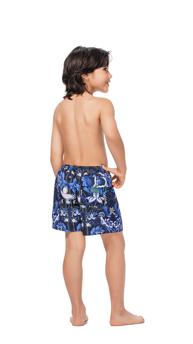Liam Alicanto Kids Swim Trunks by Ola Azul