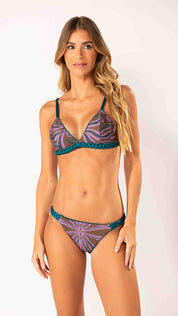 MACRAMÉ FIXED TRIANGLE BIKINI by FALESIA CARIOCA