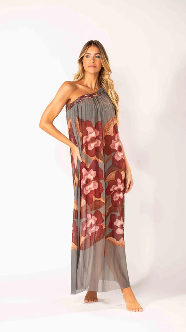 MACRAMÉ TULLE DRESS by FALESIA CARIOCA