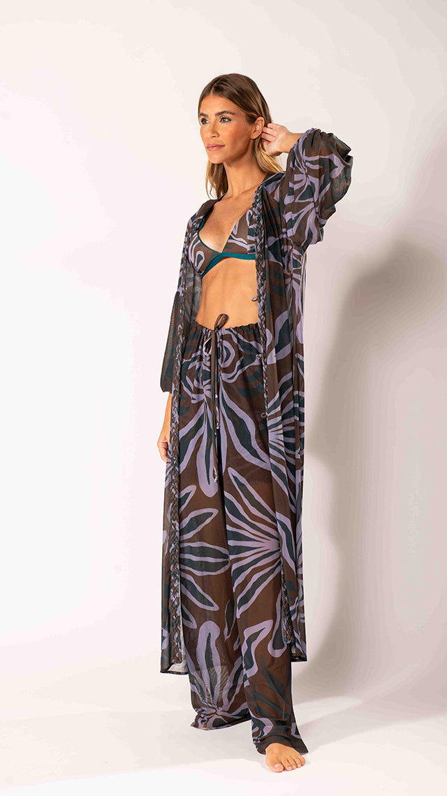 MACRAMÉ TULLE SHIRT VEST by FALESIA CARIOCA