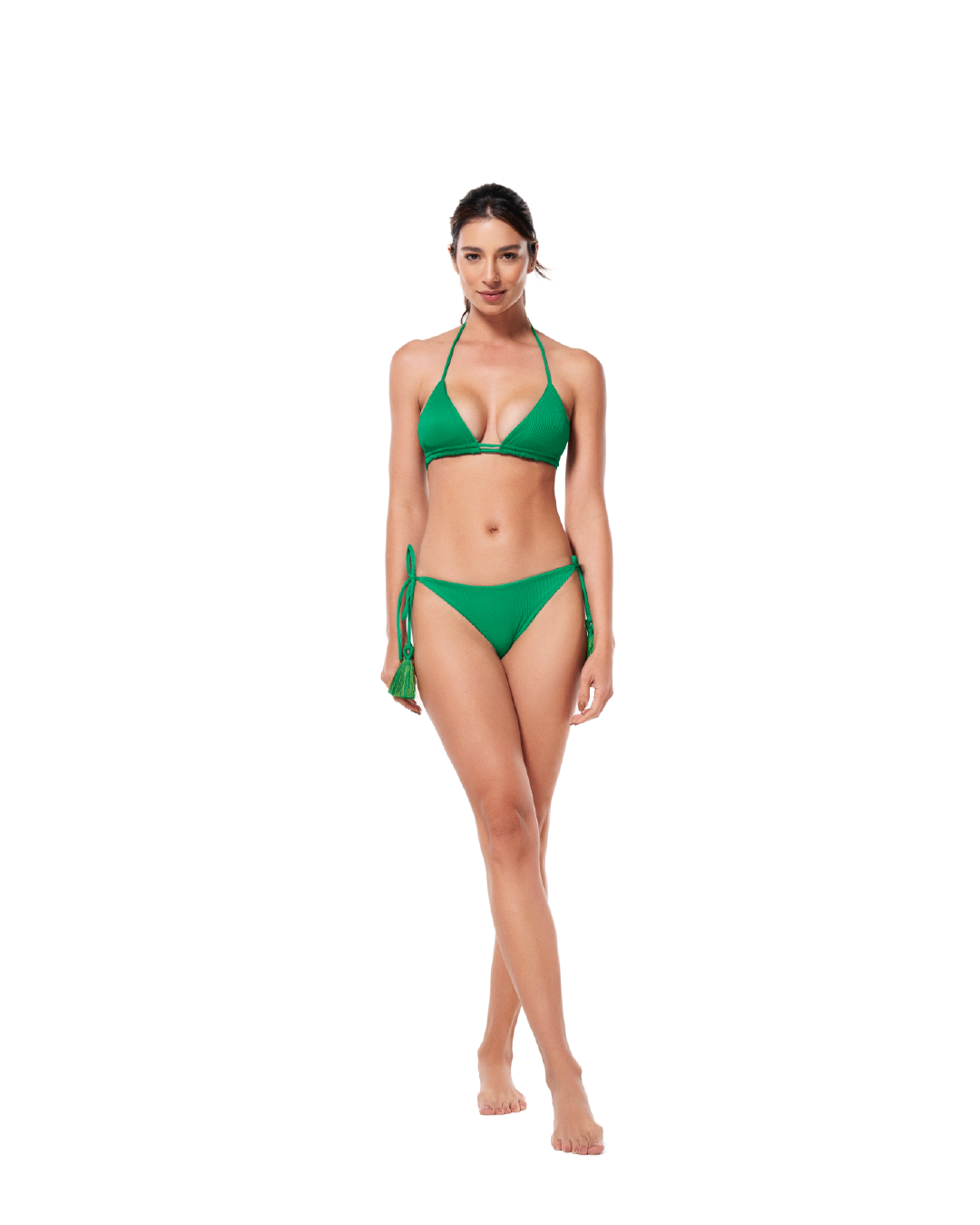 April Green Bikini  –  Top By Ola Azul