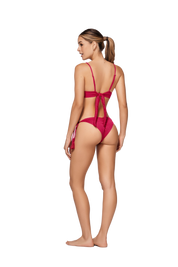 Karol Scarlet Bikini Top By Ola Azul