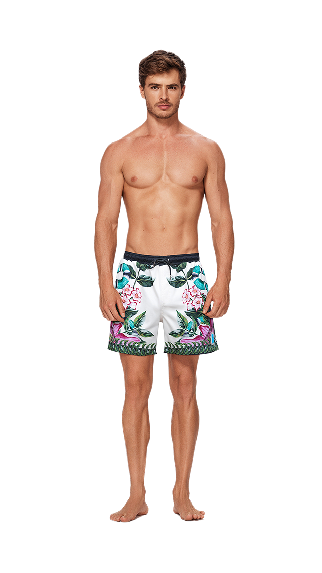 Leo Herbalist Swim Trunks by Ola Azul