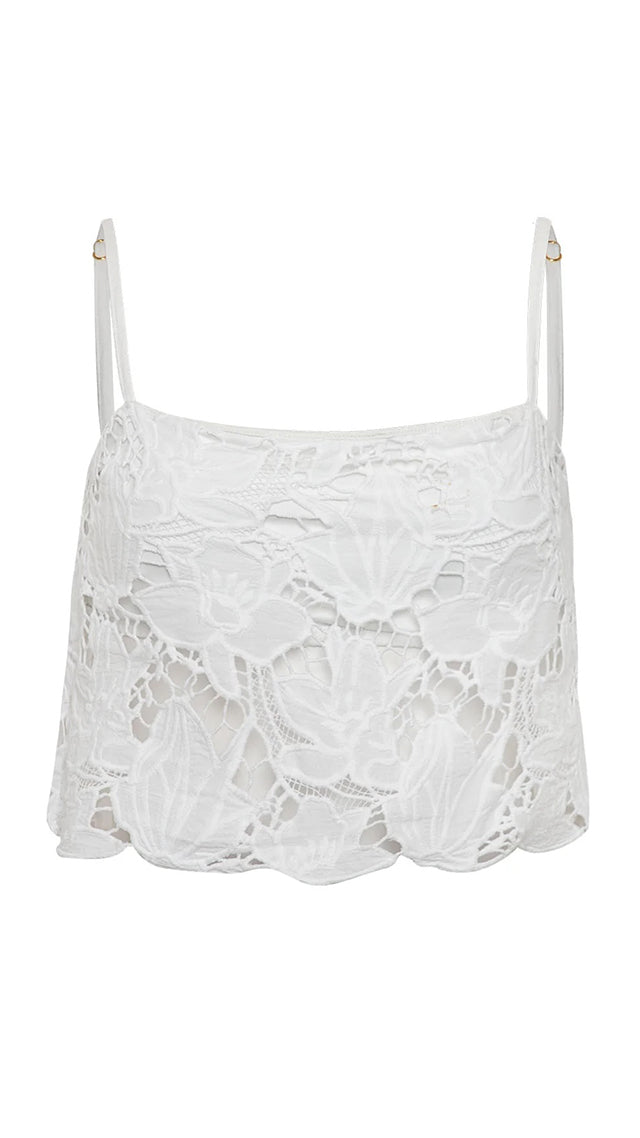 Rose Leaf crop Top by Ola Azul
