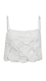Rose Leaf crop Top by Ola Azul