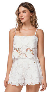 Rose Leaf crop Top by Ola Azul